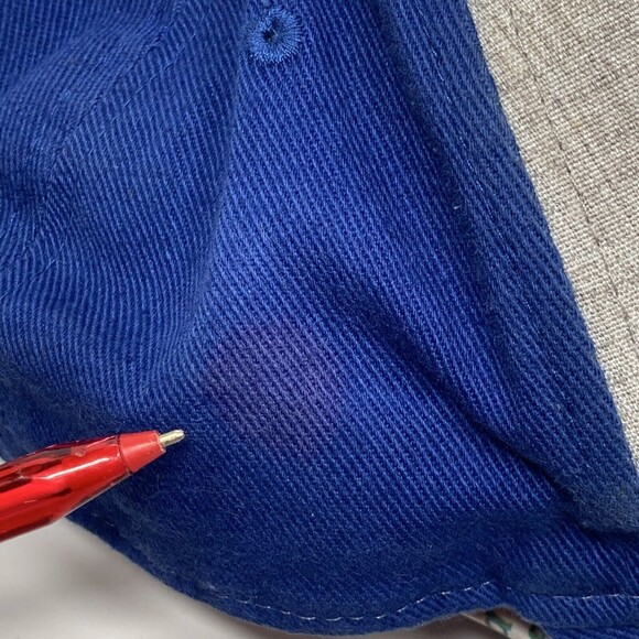 Kansas Jayhawks Fan Favorite Adjustable Hat Blue Gray - Picture 6 of 11